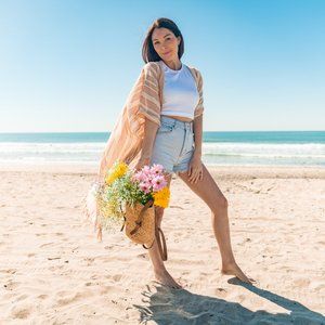 NWOT Rays For Days - The Coco Cabana Coverup - Coral